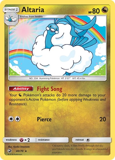 Altaria - 40/70 (Holo Rare) [DRM-40-HR]