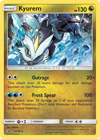 Kyurem - 47/70 (Holo Rare) [DRM-47-HR]