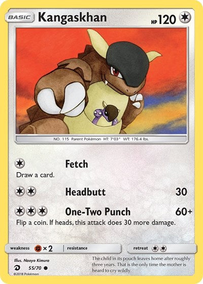Kangaskhan - 55/70 (Common) [DRM-55-C]