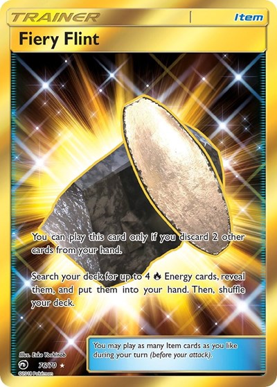 Fiery Flint - 76/70 (Secret Rare) [DRM-76-SR]