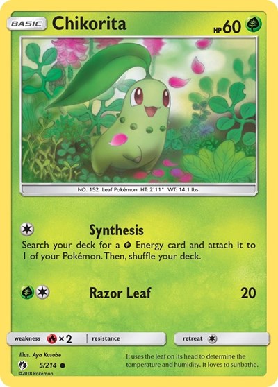 Chikorita - 5/214 (Common) [LOT-5-C]