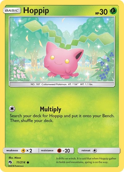 Hoppip - 11/214 (Common) [LOT-11-C]