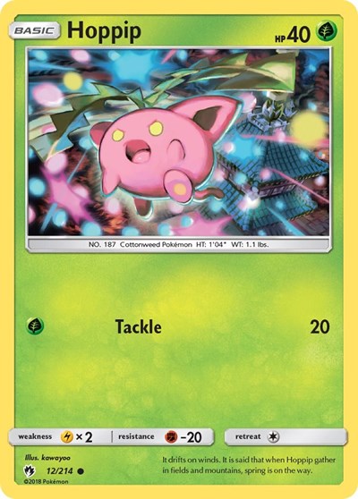 Hoppip - 12/214 (Common) [LOT-12-C]