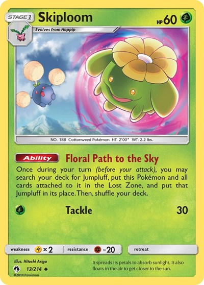 Skiploom - 13/214 (Uncommon) [LOT-13-U]