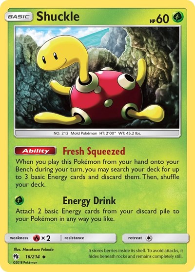 Shuckle - 16/214 (Uncommon) [LOT-16-U]