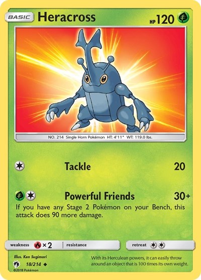 Heracross - 18/214 (Uncommon) [LOT-18-U]