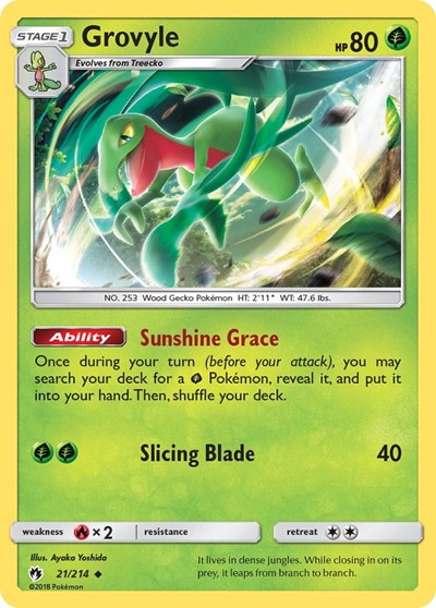 Grovyle - 21/214 (Uncommon) [LOT-21-U]