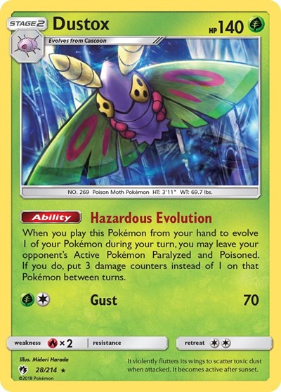 Dustox - 28/214 (Rare) [LOT-28-R]