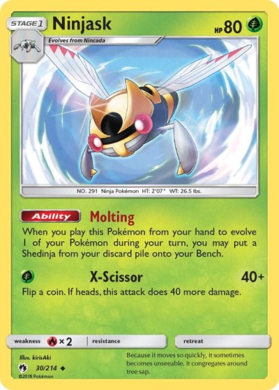 Ninjask - 30/214 (Uncommon) [LOT-30-U]