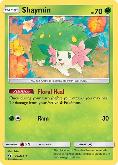 Shaymin - 33/214 (Holo Rare) [LOT-33-HR]