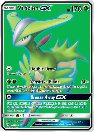 Virizion GX - 197/214 (Ultra Rare) [LOT-197-UR]