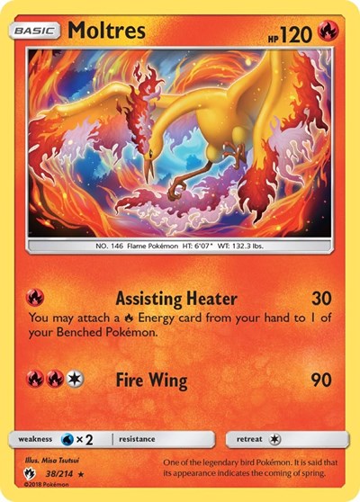 Moltres - 38/214 (Rare) [LOT-38-R]