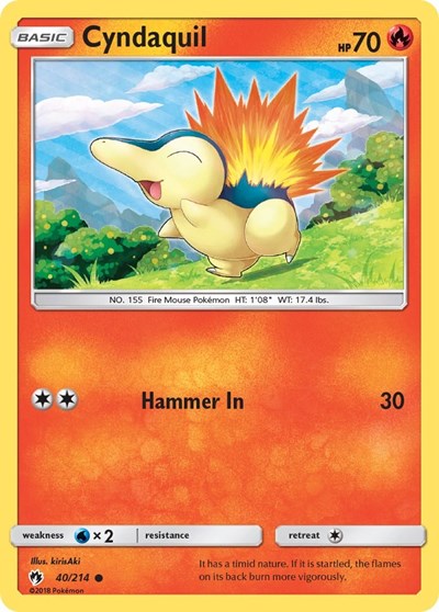 Cyndaquil - 40/214 (Common) [LOT-40-C]