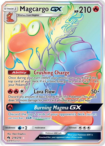 Magcargo GX - 218/214 (Secret Rare) [LOT-218-SR]
