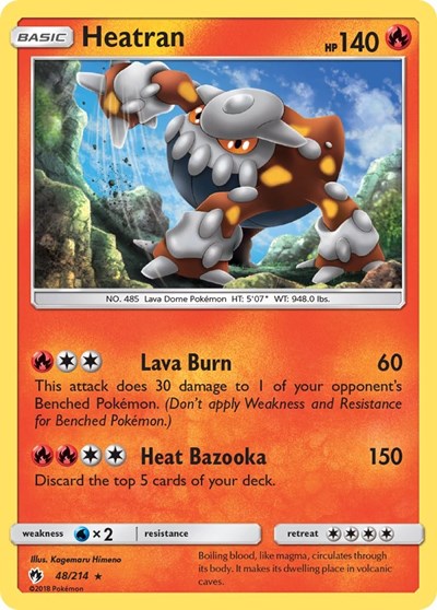 Heatran - 48/214 (Holo Rare) [LOT-48-HR]