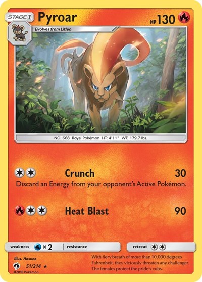 Pyroar - 51/214 (Rare) [LOT-51-R]