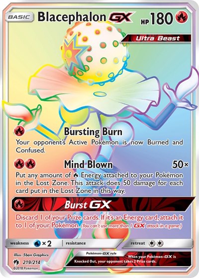 Blacephalon GX - 219/214 (Secret Rare) [LOT-219-SR]