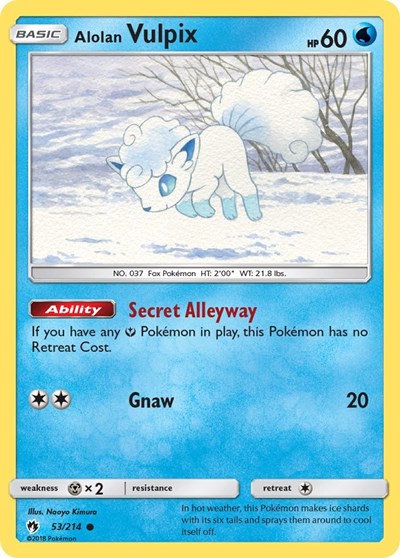 Alolan Vulpix - 53/214 (Common) [LOT-53-C]