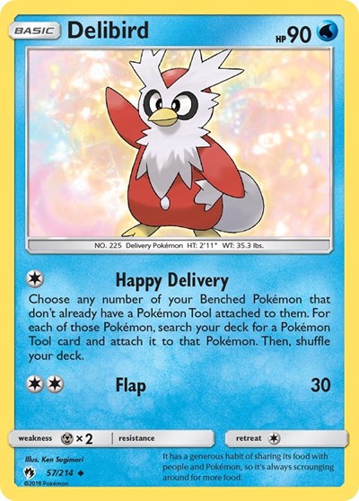 Delibird - 57/214 (Uncommon) [LOT-57-U]
