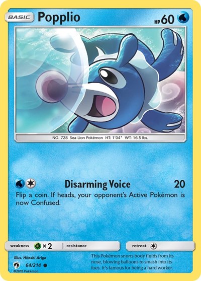 Popplio - 64/214 (Common) [LOT-64-C]