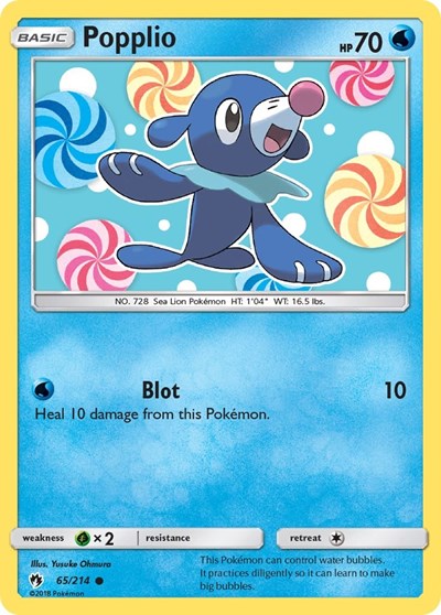 Popplio - 65/214 (Common) [LOT-65-C]