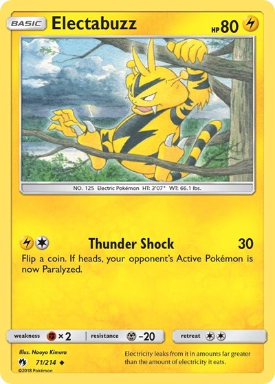 Electabuzz - 71/214 (Uncommon) [LOT-71-U]