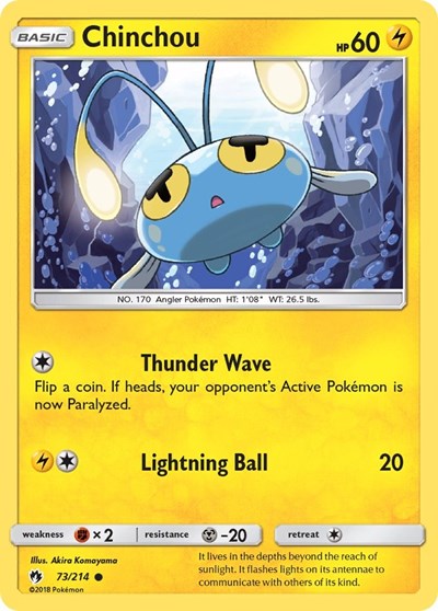Chinchou - 73/214 (Common) [LOT-73-C]