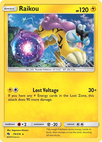 Raikou - 79/214 (Rare) [LOT-79-R]