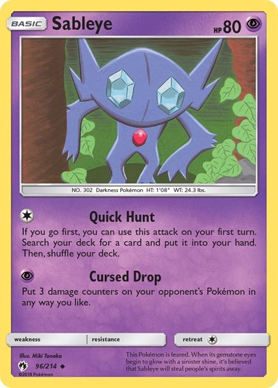 Sableye - 96/214 (Uncommon) [LOT-96-U]