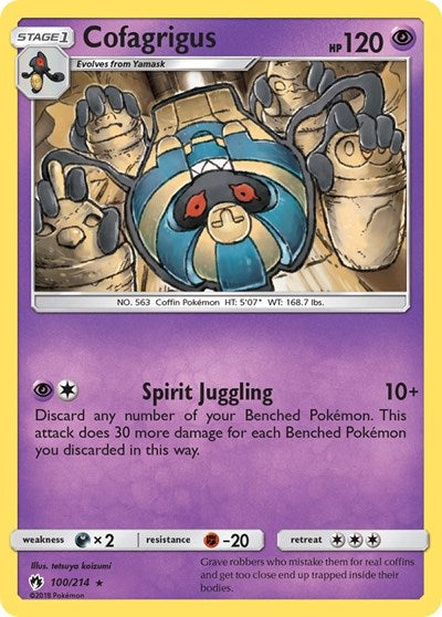 Cofagrigus - 100/214 (Rare) [LOT-100-R]