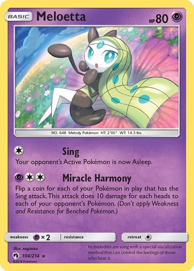 Meloetta - 104/214 (Rare) [LOT-104-R]