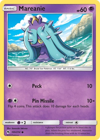 Mareanie - 105/214 (Common) [LOT-105-C]