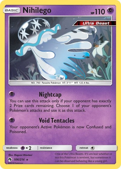 Nihilego - 106/214 (Holo Rare) [LOT-106-HR]