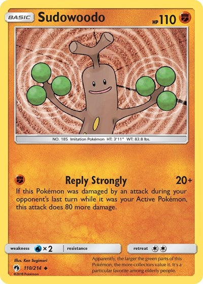 Sudowoodo - 110/214 (Uncommon) [LOT-110-U]