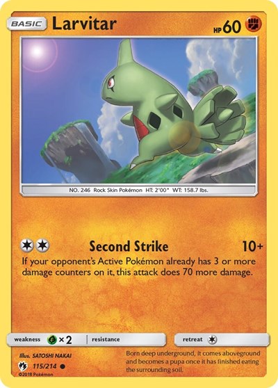 Larvitar - 115/214 (Common) [LOT-115-C]