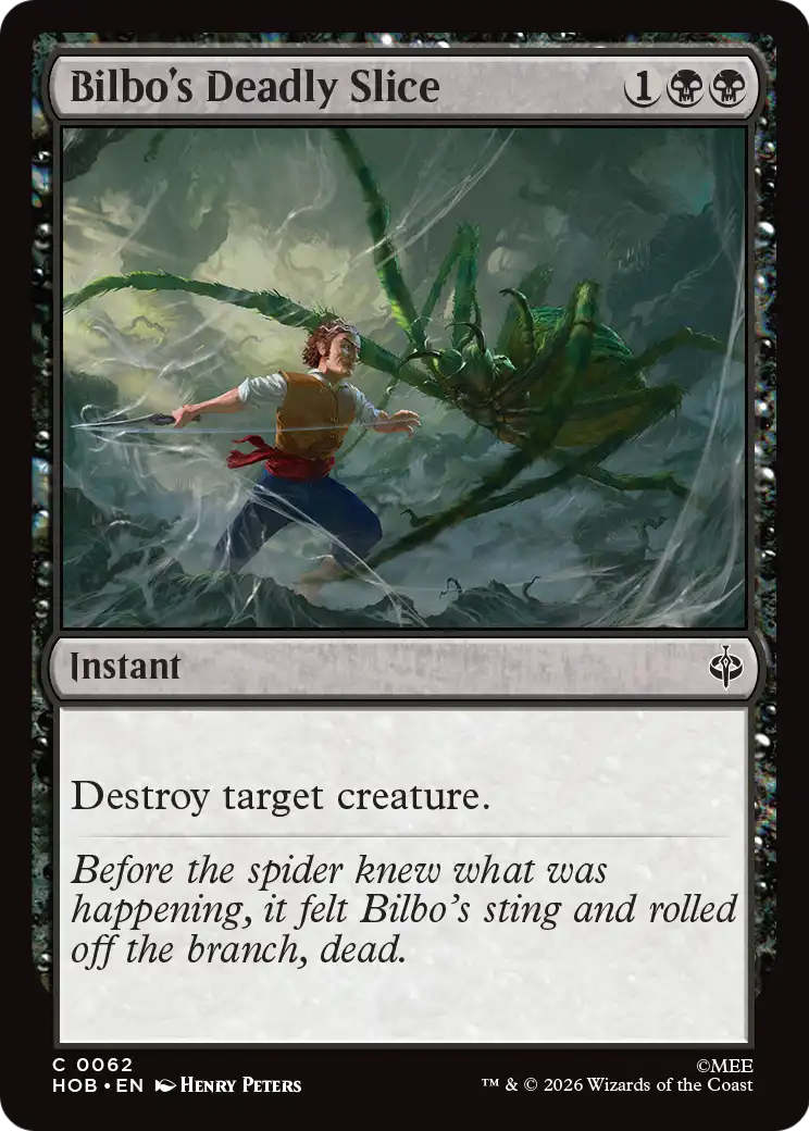 Bilbo's Deadly Slice [HOB-62]