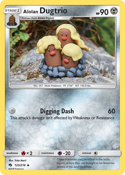 Alolan Dugtrio - 123/214 (Uncommon) [LOT-123-U]