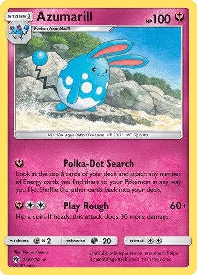 Azumarill - 136/214 (Rare) [LOT-136-R]