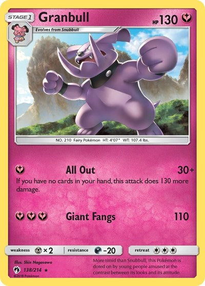 Granbull - 138/214 (Rare) [LOT-138-R]