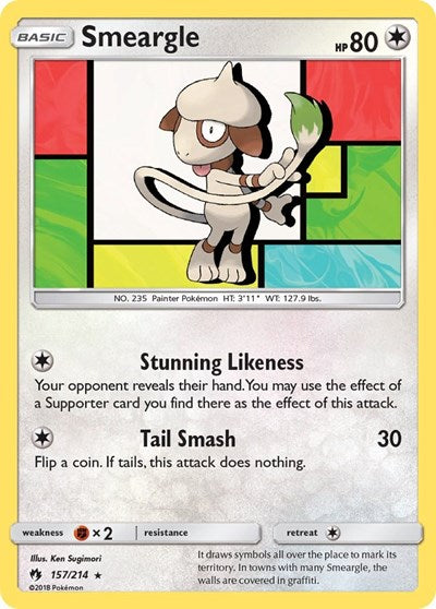 Smeargle - 157/214 (Rare) [LOT-157-R]