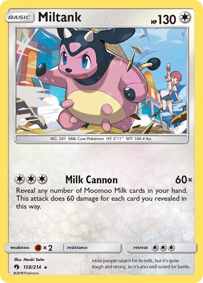 Miltank - 158/214 (Rare) [LOT-158-R]
