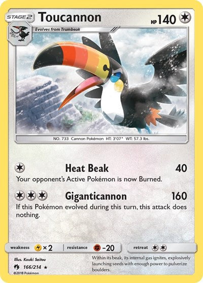 Toucannon - 166/214 (Rare) [LOT-166-R]