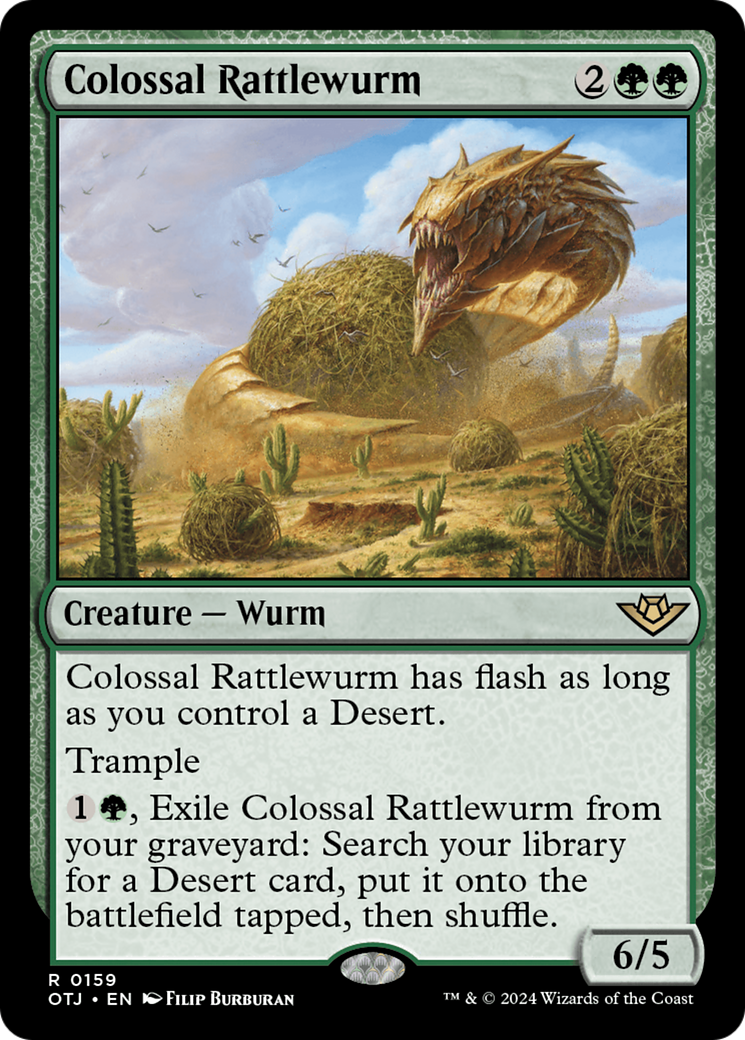 Colossal Rattlewurm [OTJ-159]