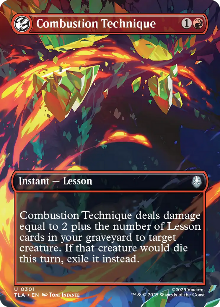 Combustion Technique - Borderless - Full Art [TLA-301]