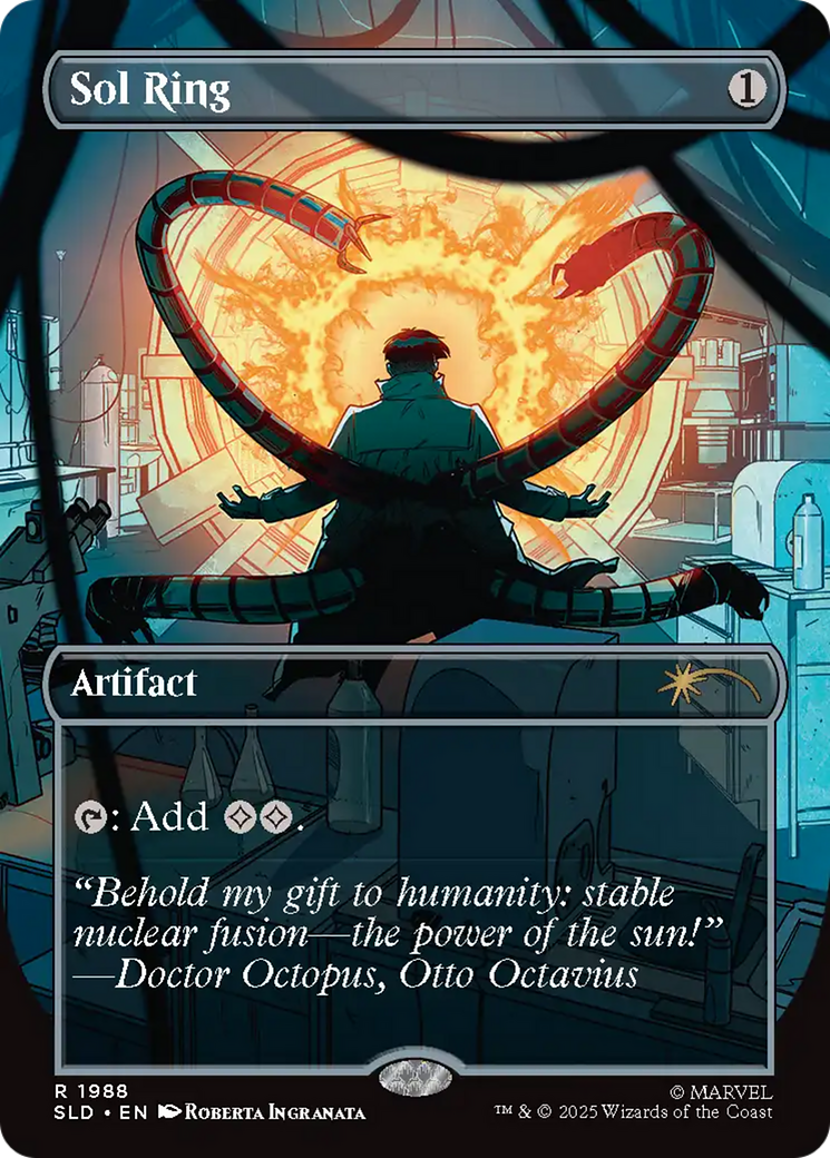 Sol Ring - Borderless - Full Art [SLD-1988]