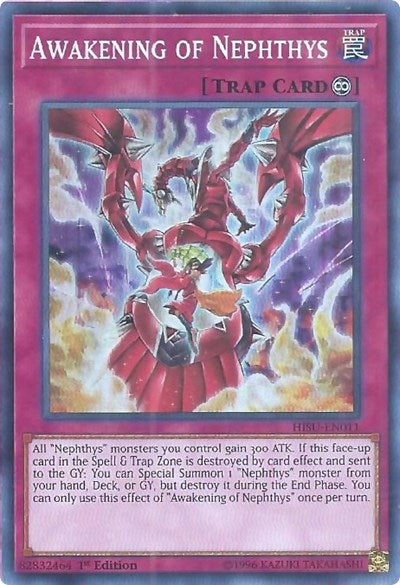 Awakening of Nephthys (Super Rare) [HISU-EN011-SuR]