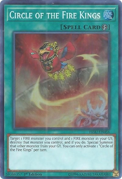 Circle of the Fire Kings (Super Rare) [HISU-EN056-SuR]