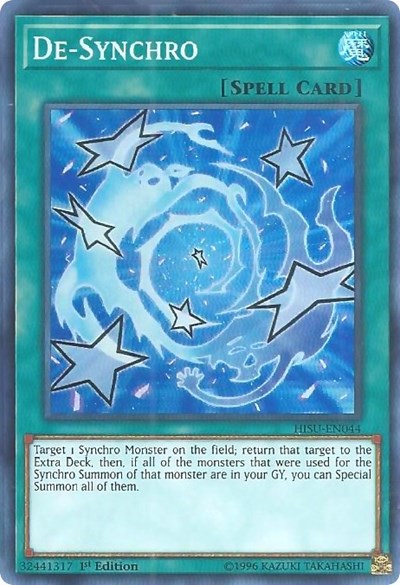 De-Synchro (Super Rare) [HISU-EN044-SuR]