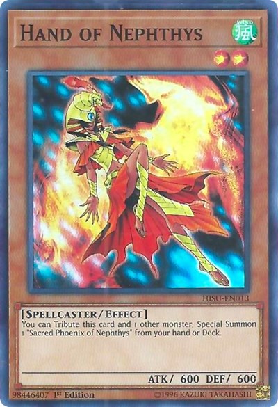 Hand of Nephthys (Super Rare) [HISU-EN013-SuR]