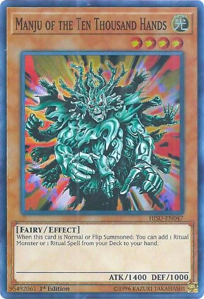 Manju of the Ten Thousand Hands (Super Rare) [HISU-EN047-SuR]